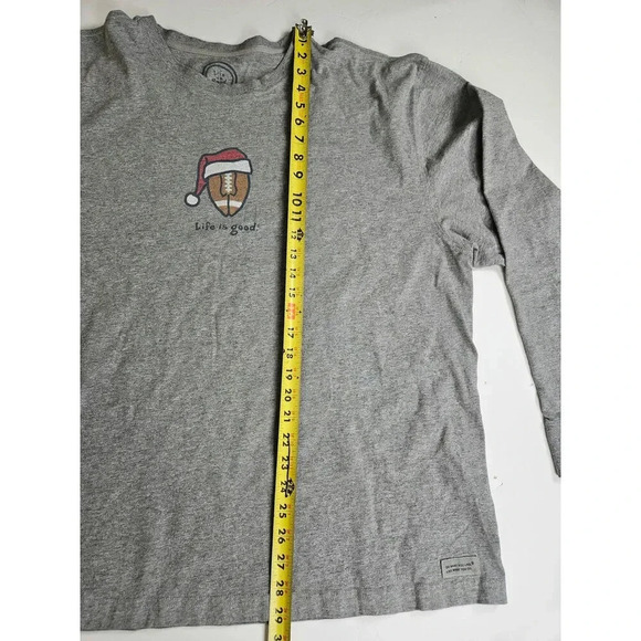 Life Is Good Santa Crusher Football Long Sleeve Tee Men’s XXL - Picture 5 of 6